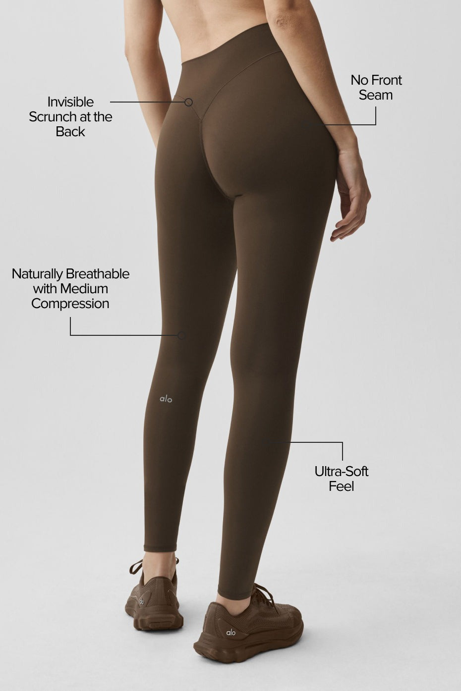 ALO Softsculpt Define Legging - Espresso