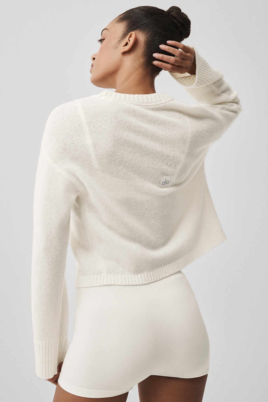 Wool Cashmere New Class Tie Cardigan - Ivory