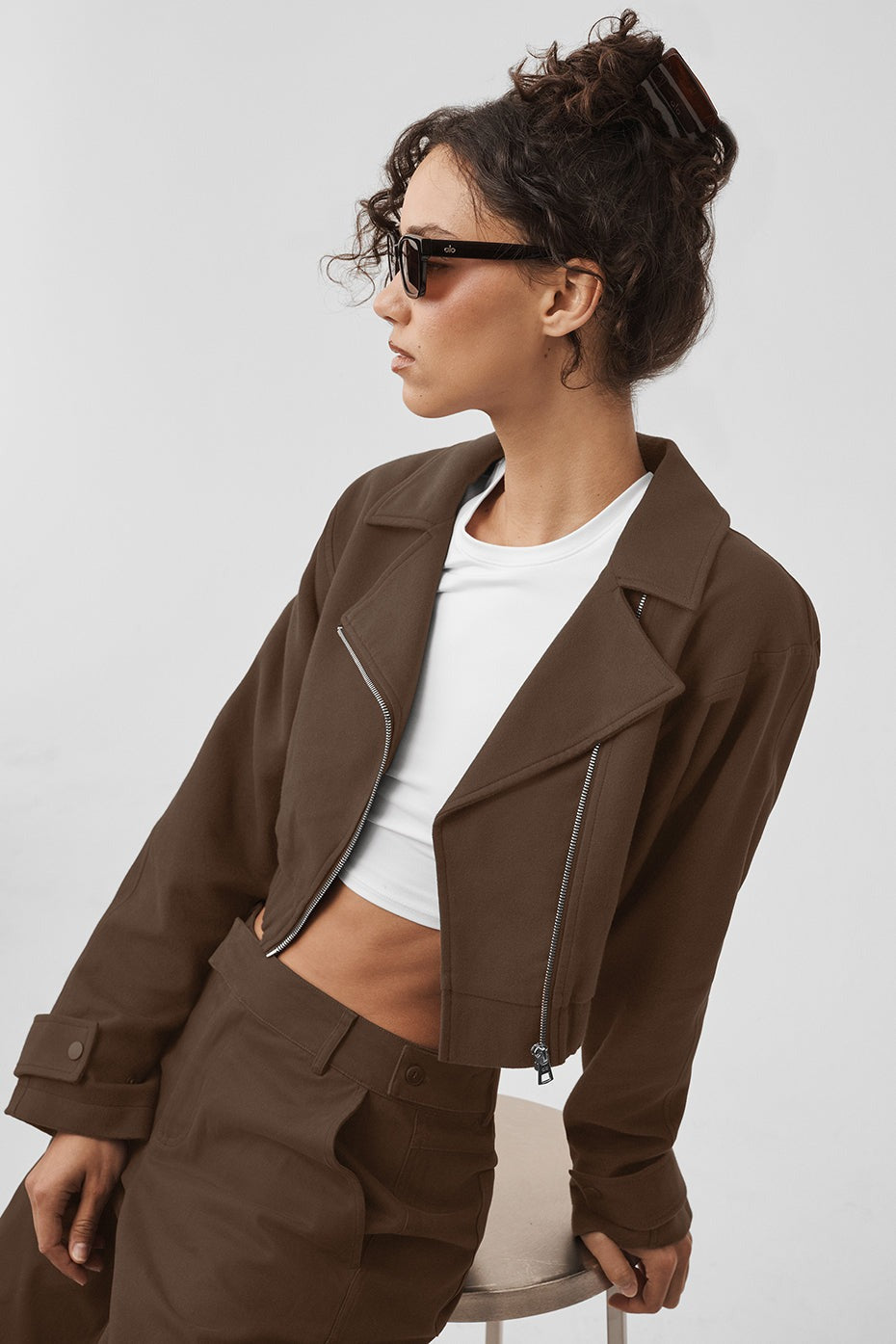 Cropped Cosmopolitan Jacket - Espresso