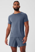 Triumph Raglan Tee - Bluestone