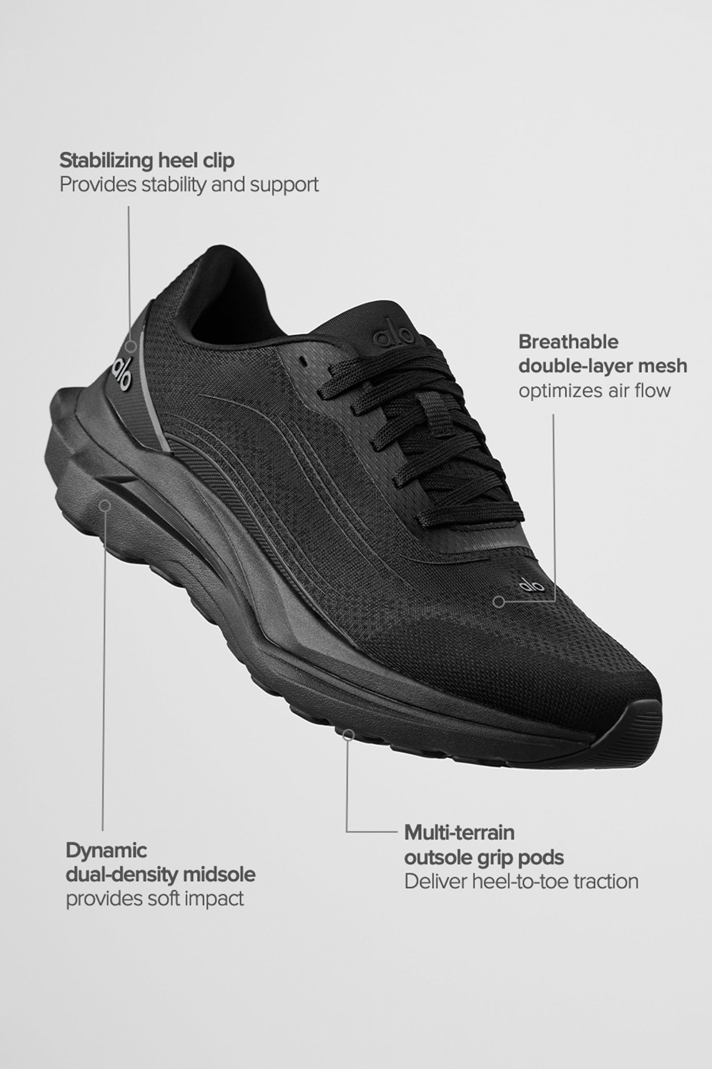 ALO Runner - Black/Black