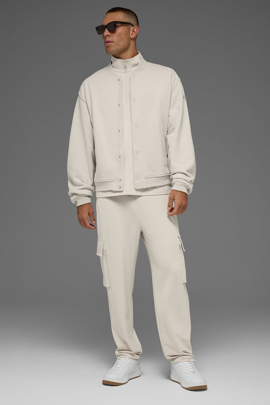 Renown Varsity Jacket - Bone