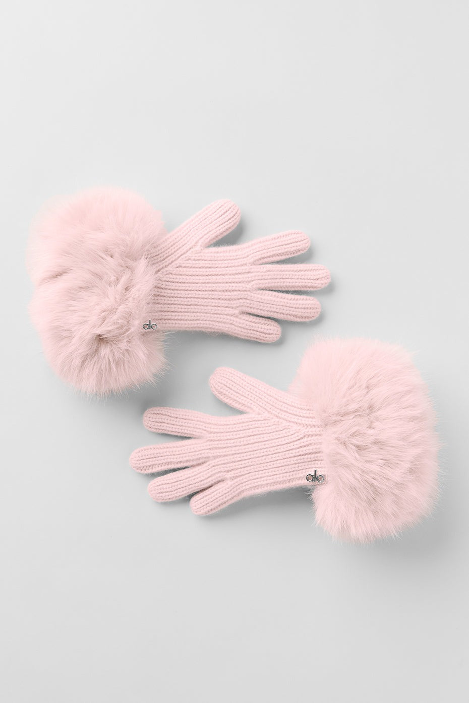 Courchevel Cashmere Gloves - Frosted Pink