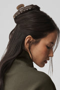 90's Claw Clip - Olive Tree Clear