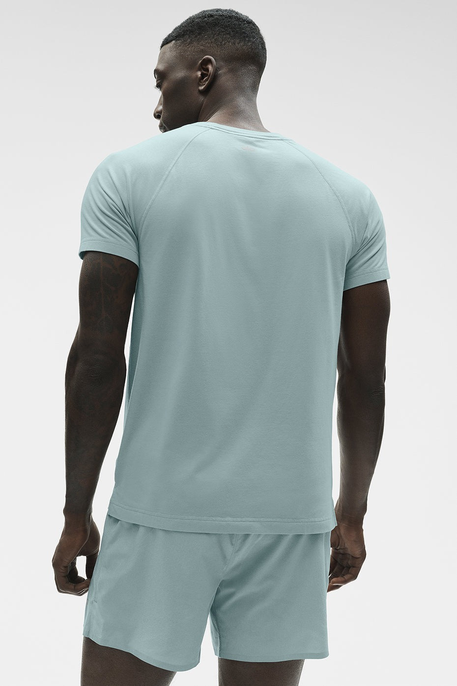 ALO Vapor Crewneck Short Sleeve - Desert Sage