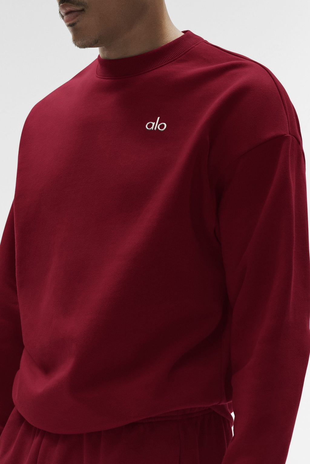Accolade Crew Neck Pullover - Summer Romance Red