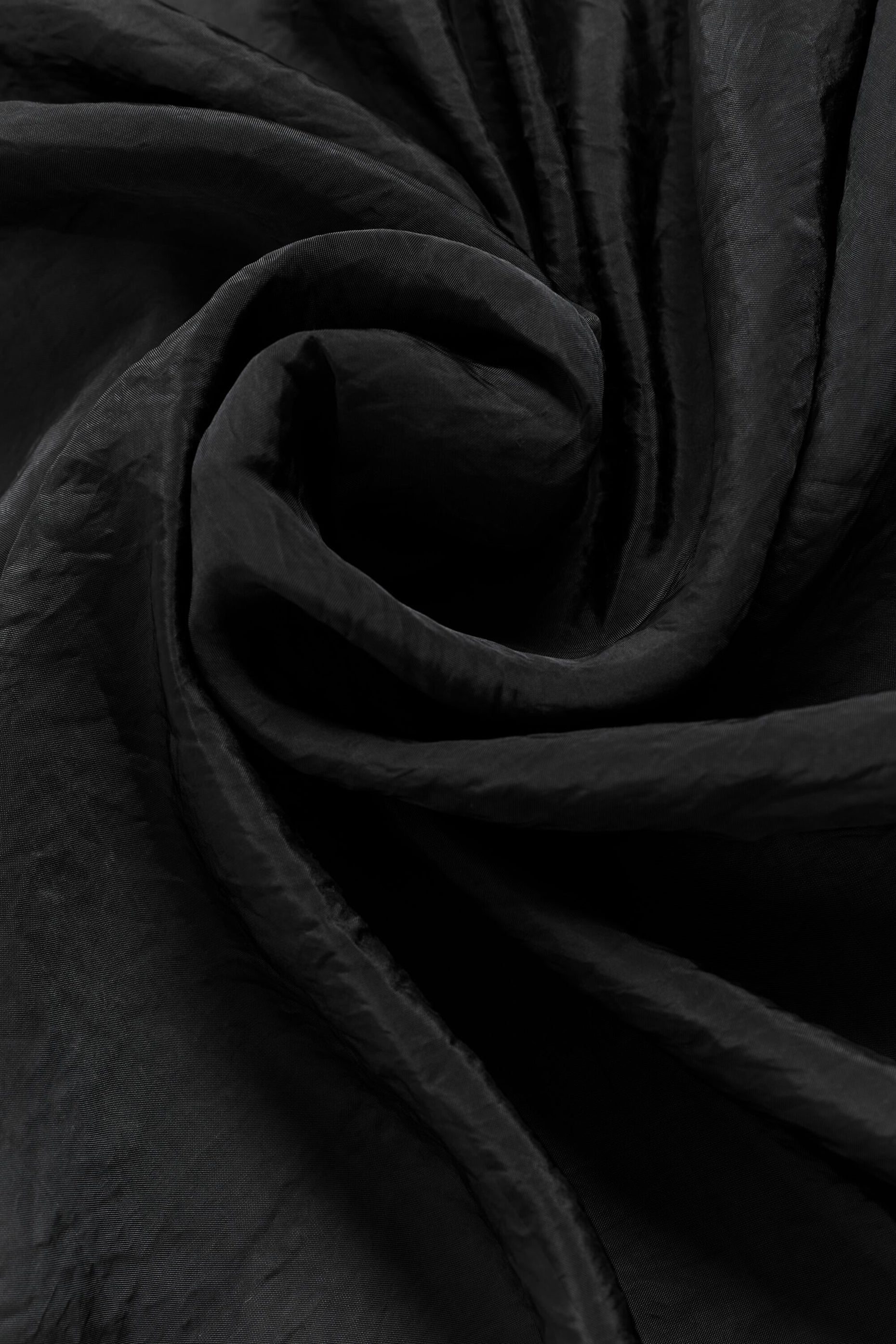 Semi-Sheer Golden Hour Button Down Long Sleeve - Black