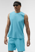 Conquer Muscle Tank - Blue Breeze
