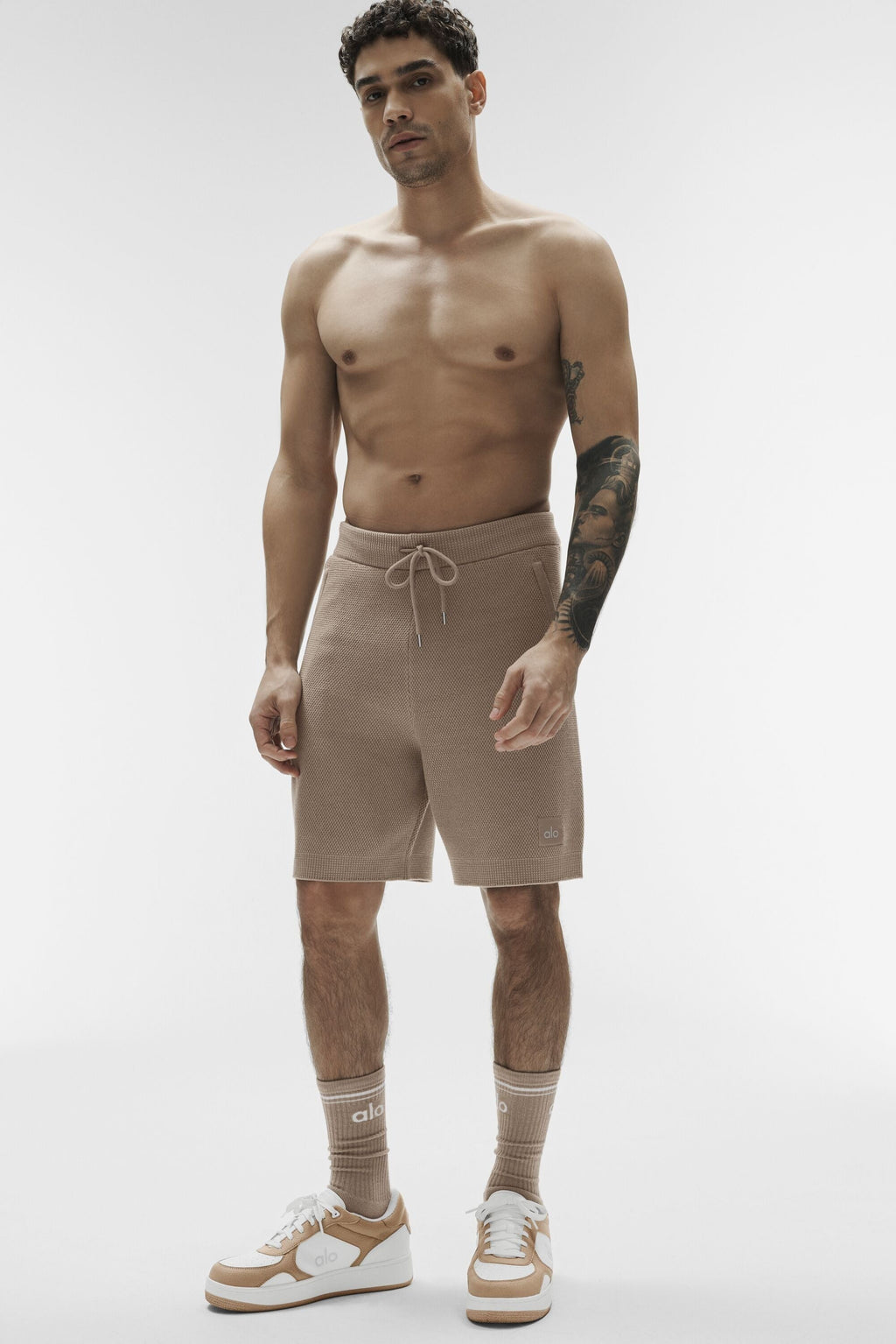 7" Sports Club Sweater Knit Short - Gravel