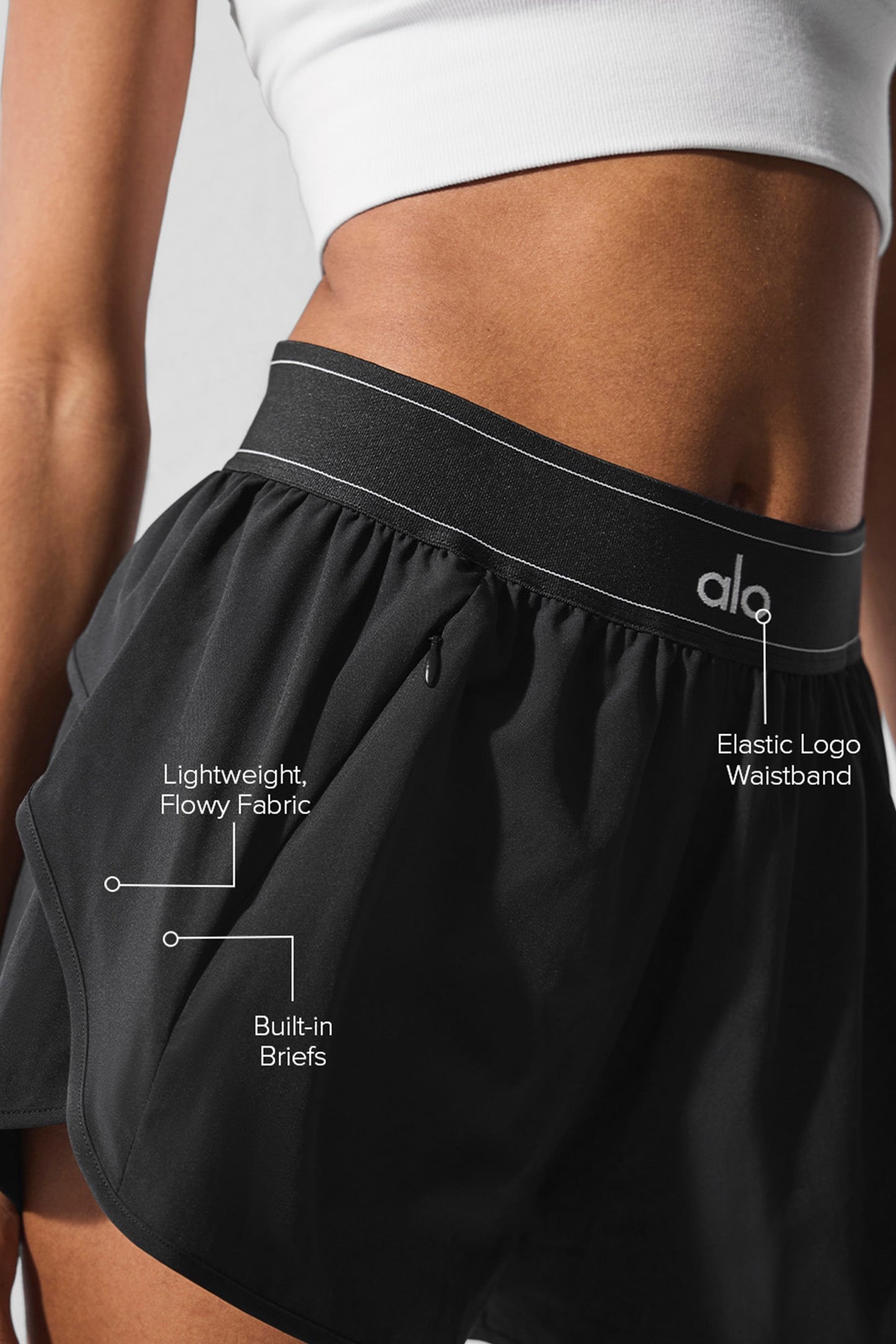 Match Point Short - Black