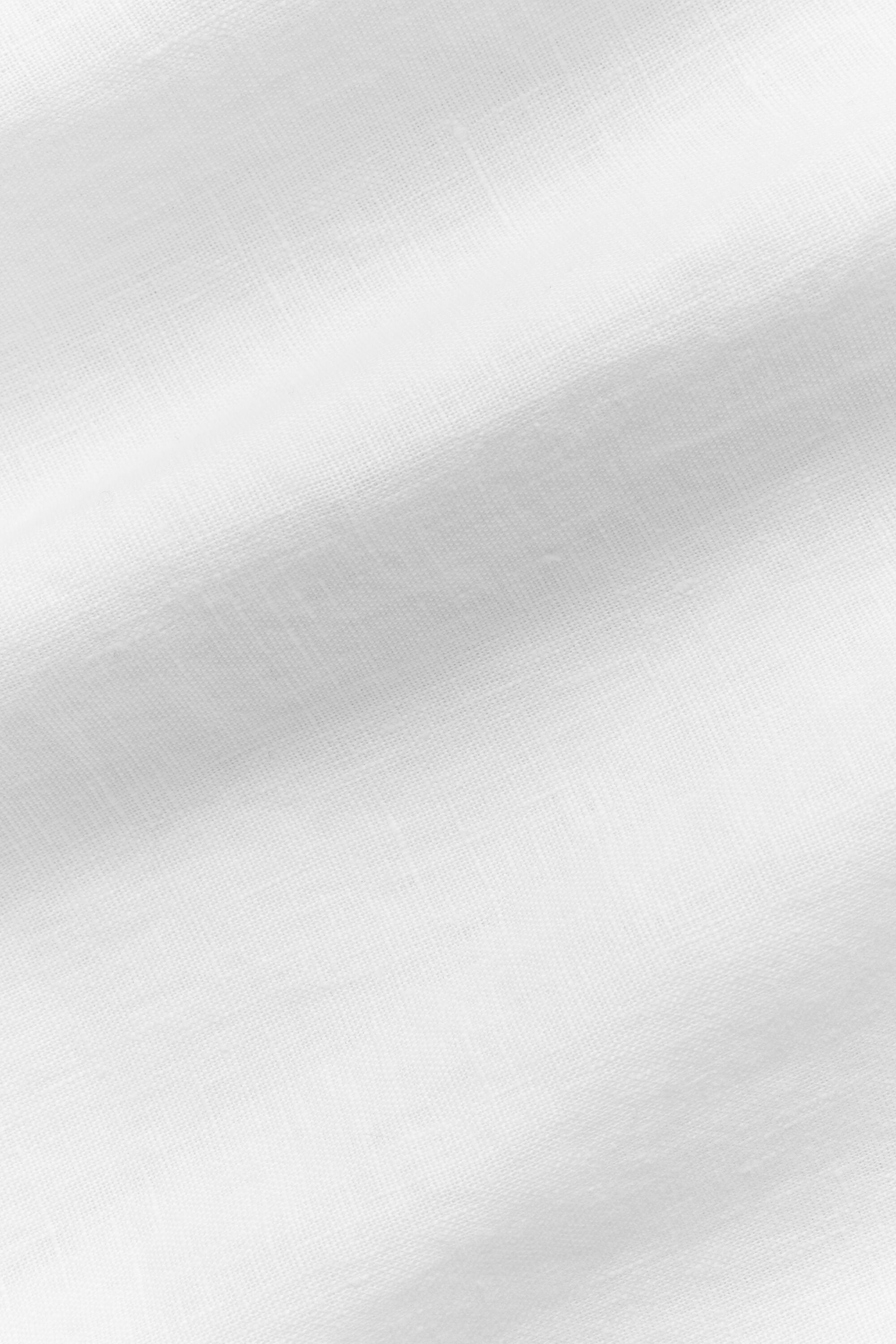 Linen Days Short Sleeve Button Up - White