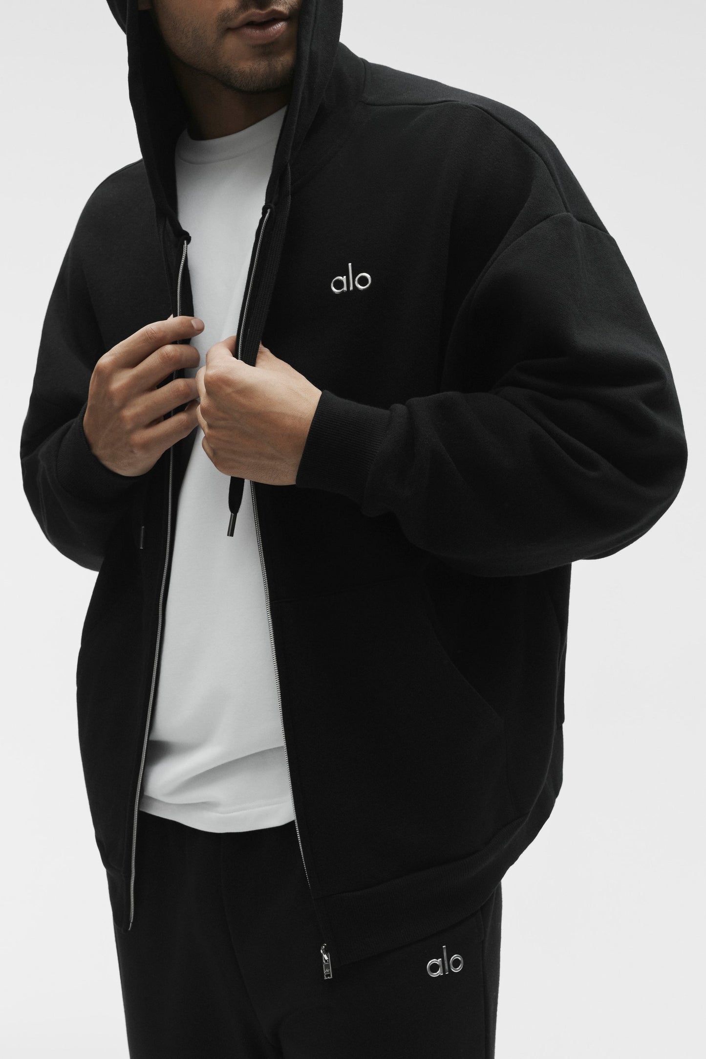 Accolade Full Zip Hoodie - Black