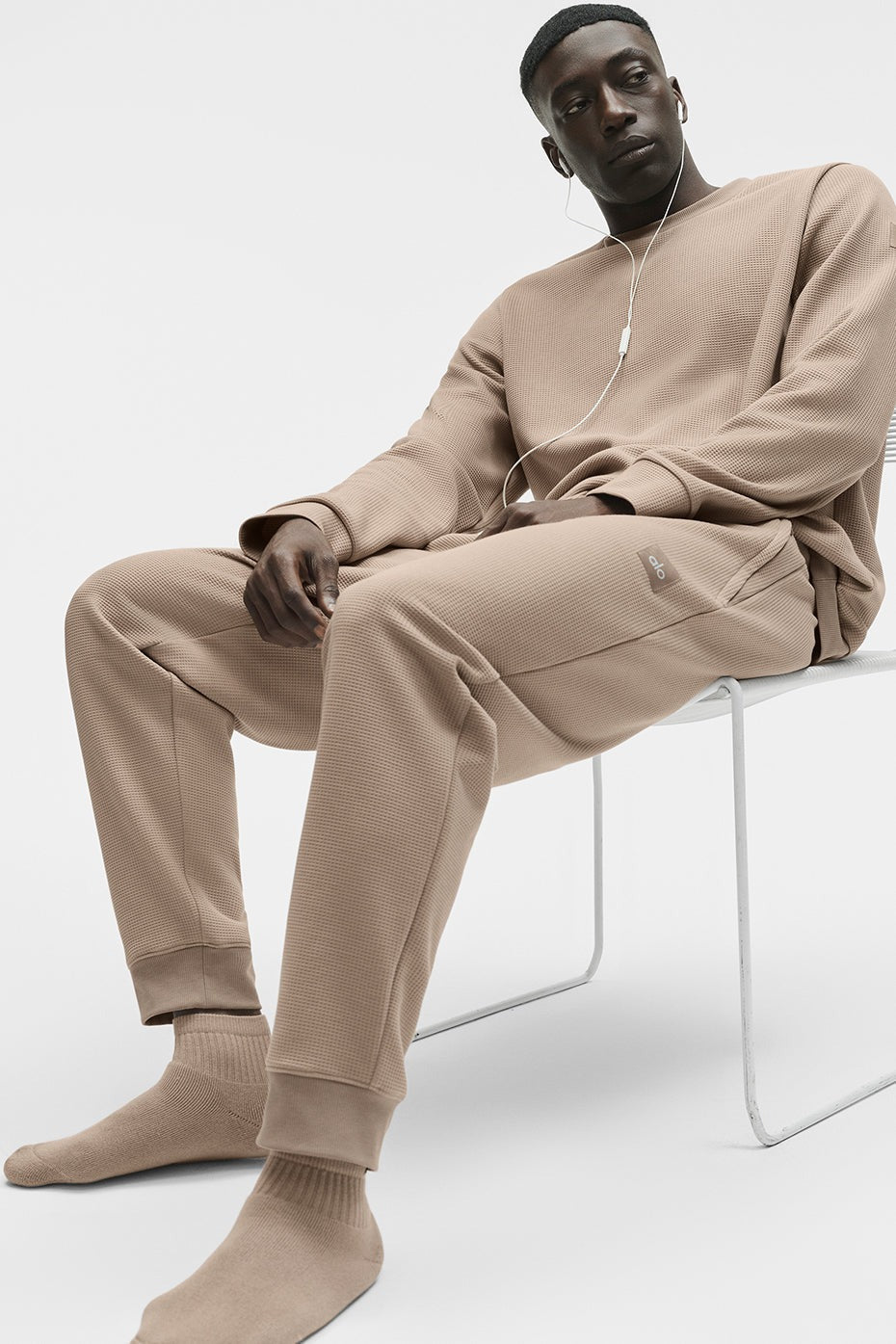 Waffle Lounge Jogger - Gravel