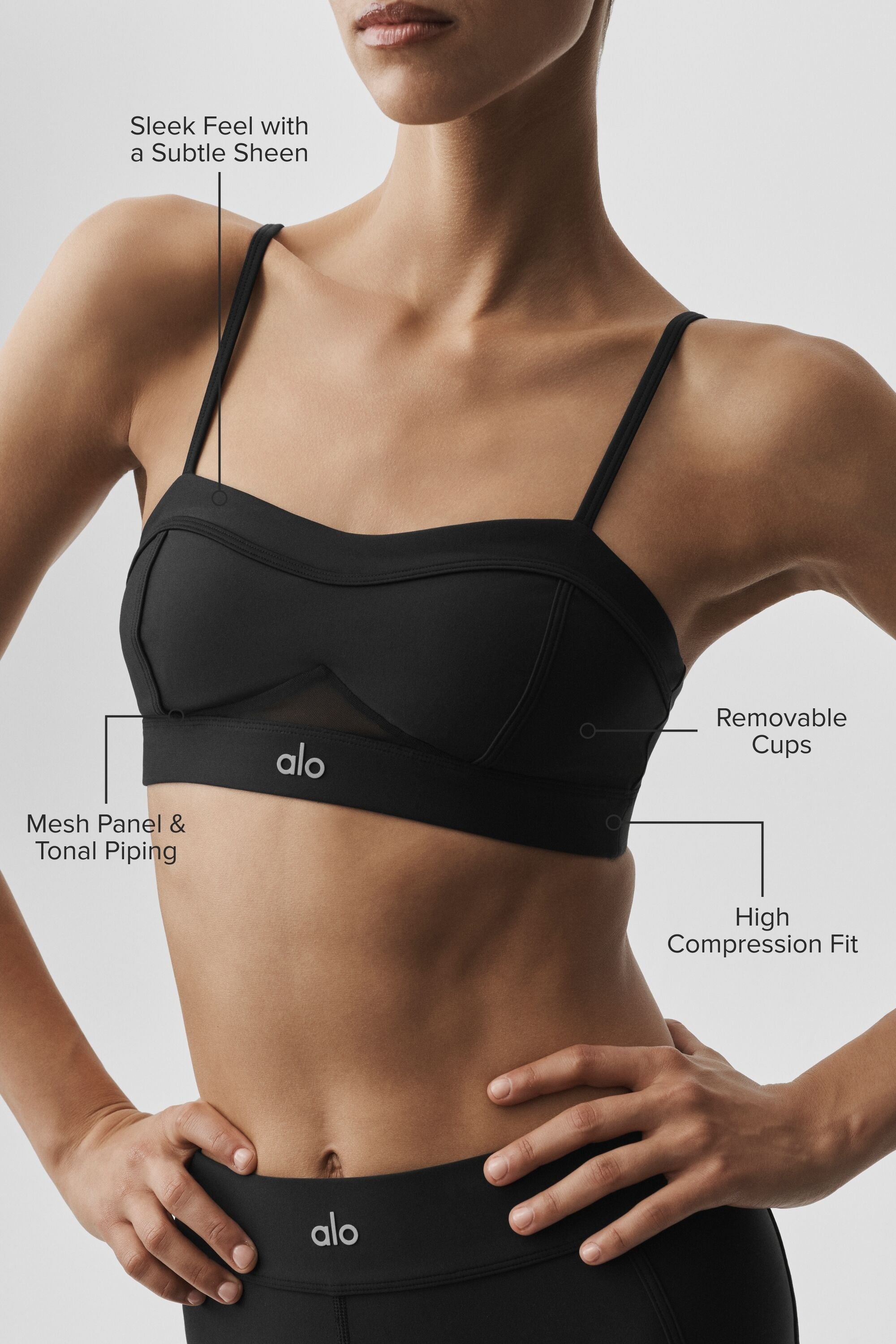 Airlift Skyglow Bra - Black