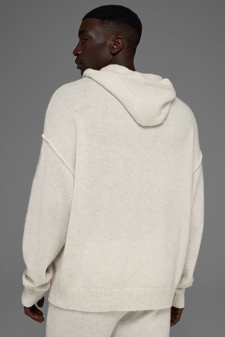 Wool Cashmere New Class Hoodie - Bone Heather