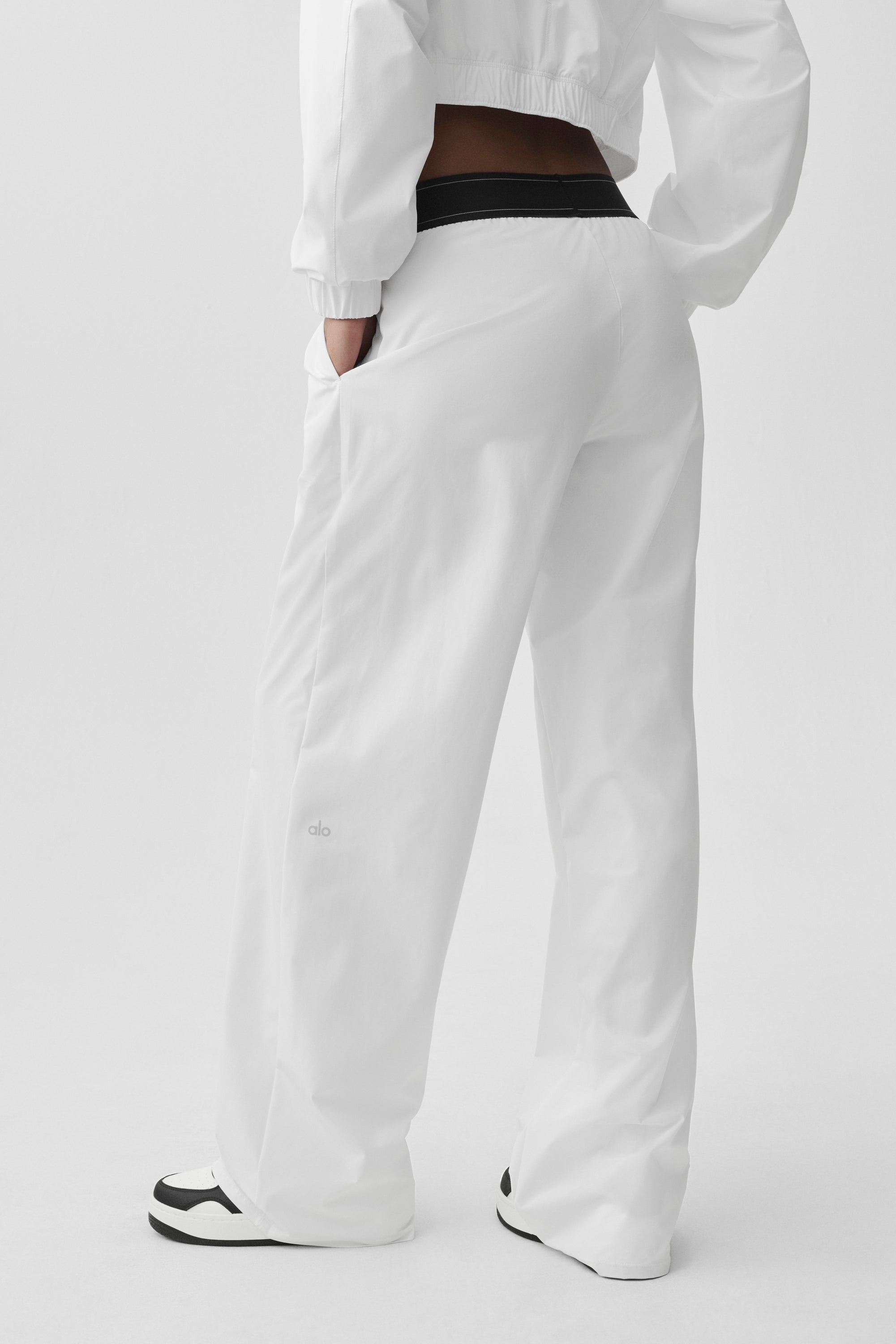 Suit Up Trouser (Long) - White/Black
