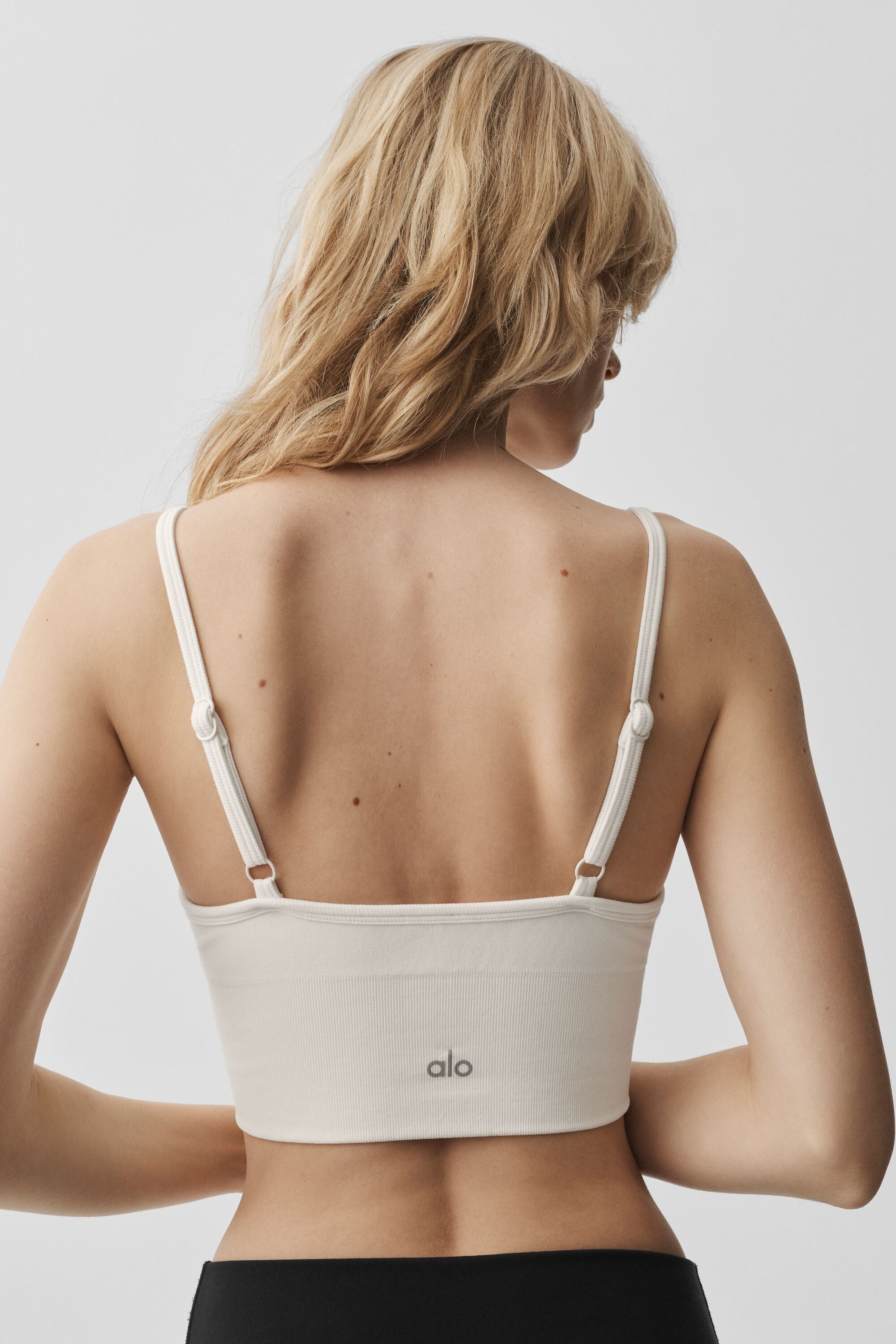 Seamless Modal Ribbed Delight Bralette - Ivory