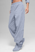Polar Fleece High-Waist Retreat Jogger - Winter Frost
