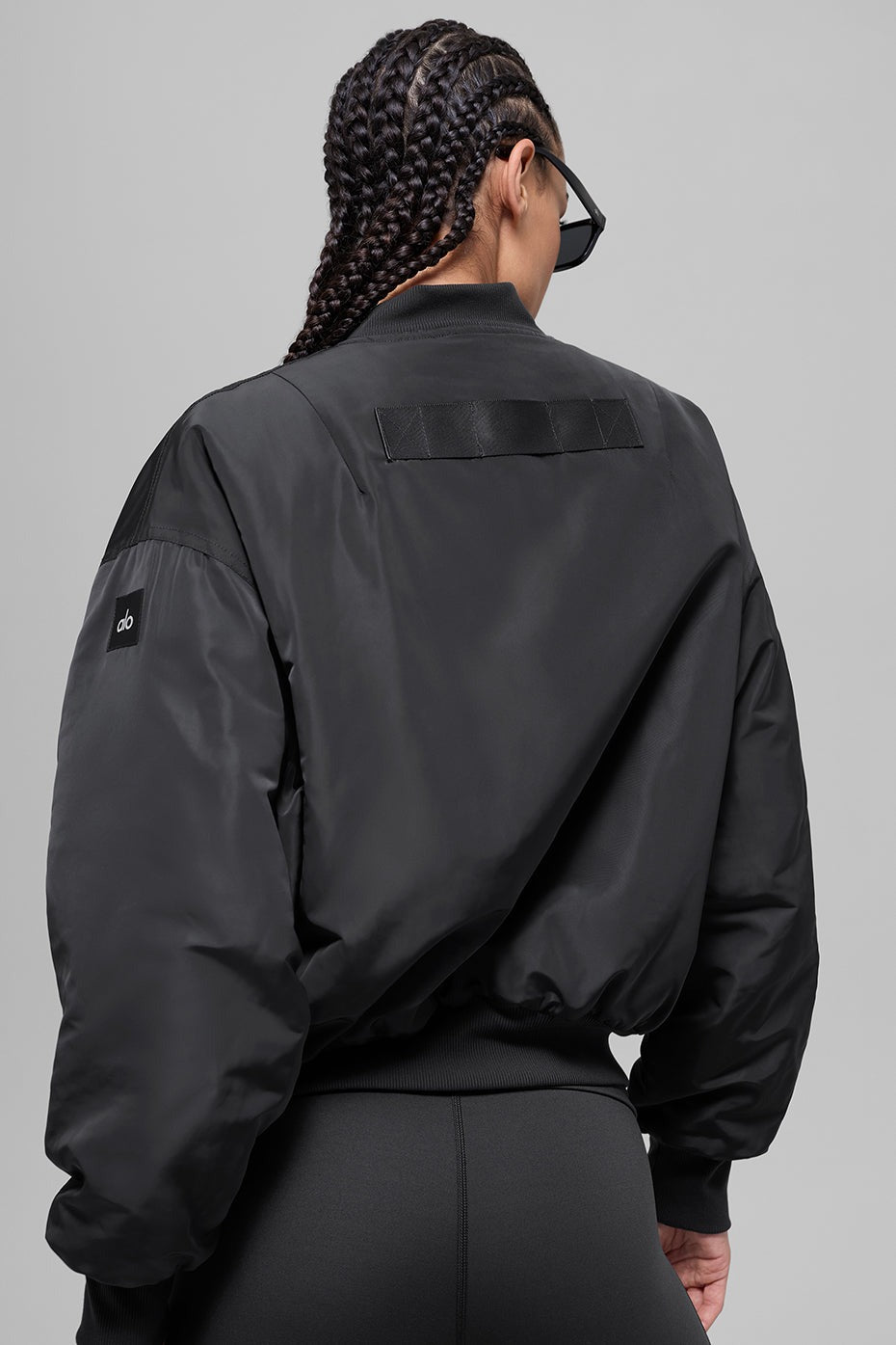 Faux Fur Urbanite Bomber - Black/Ivory