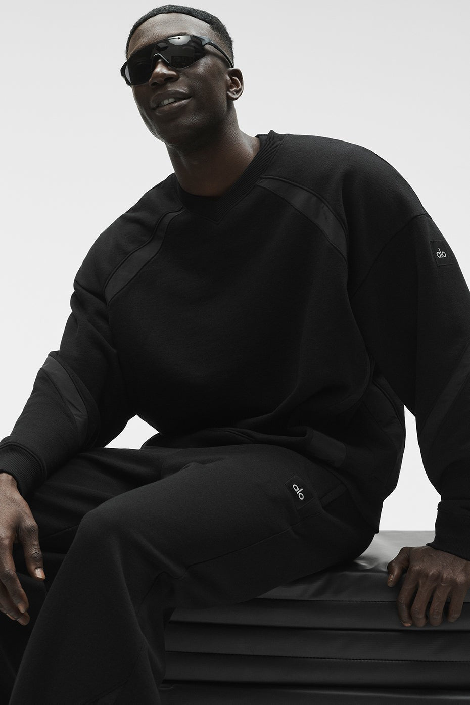 Field Crew Neck Sweatshirt - Black