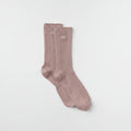 Unisex Half-Crew Understated Sock - Taupe