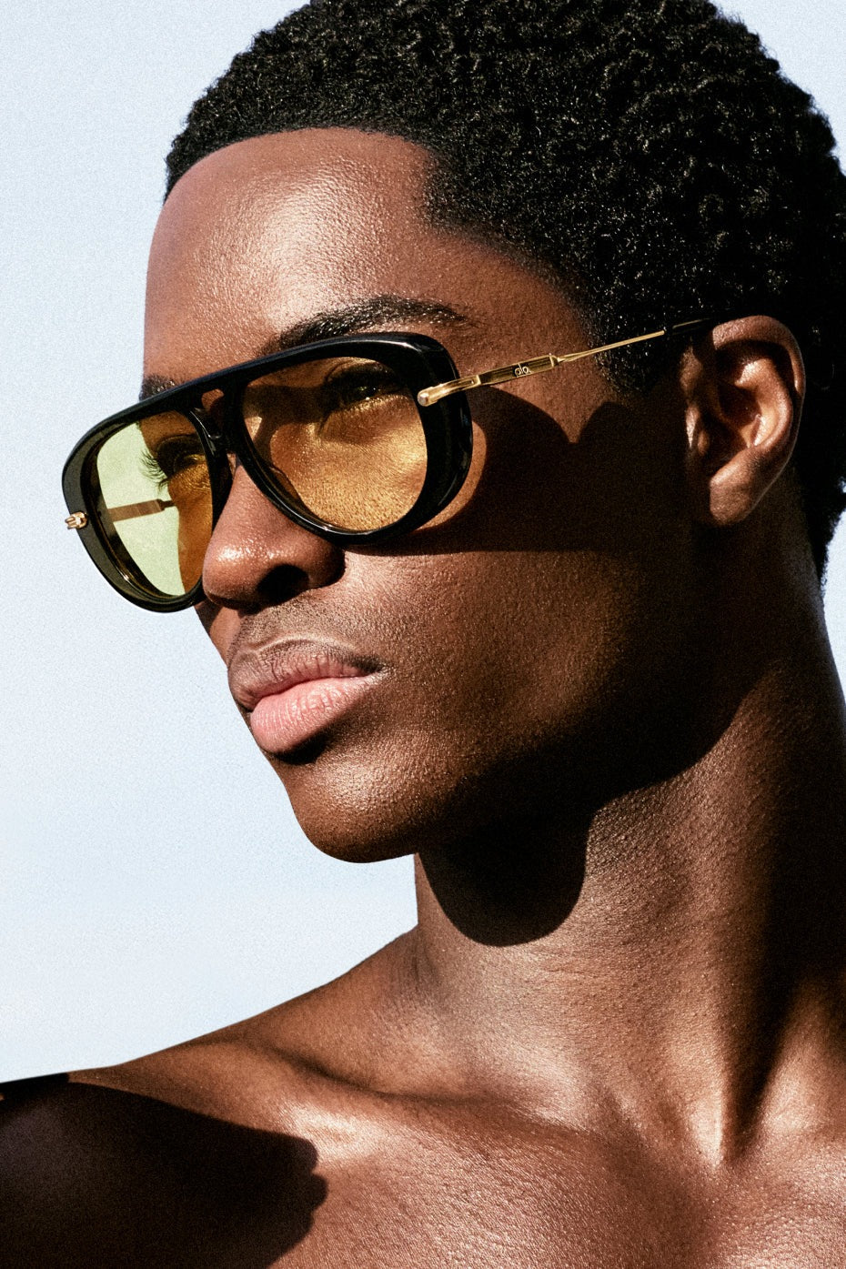 ALO Aviator Sunglasses - Black/Yellow