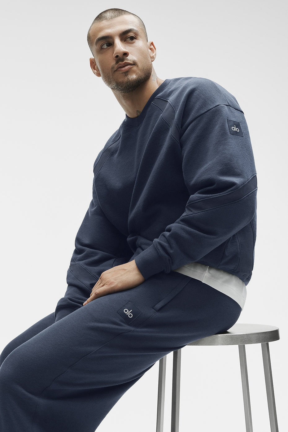 Field Crew Neck Sweatshirt - Navy