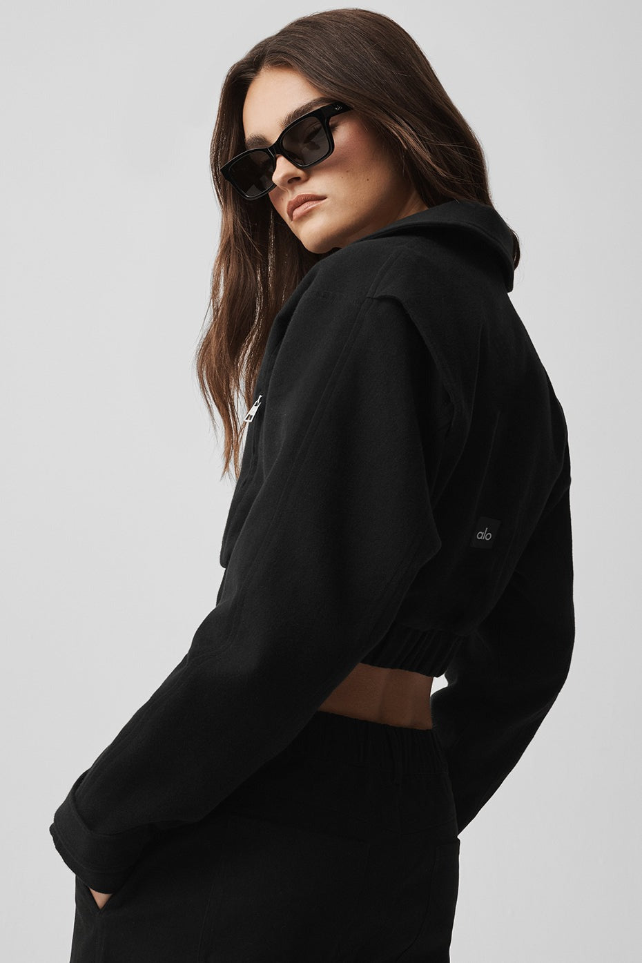Cropped Cosmopolitan Jacket - Black