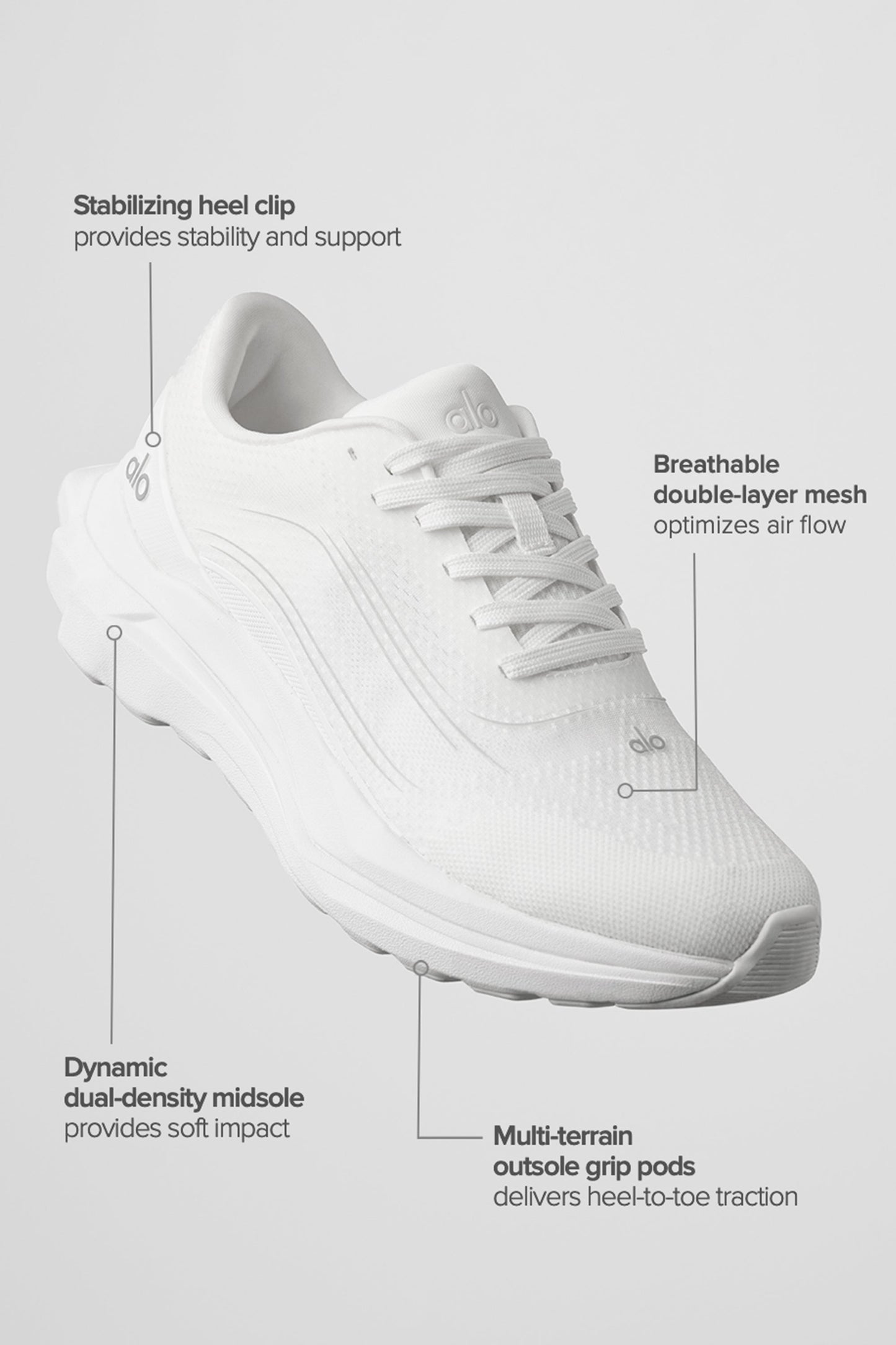 ALO Runner - White/White
