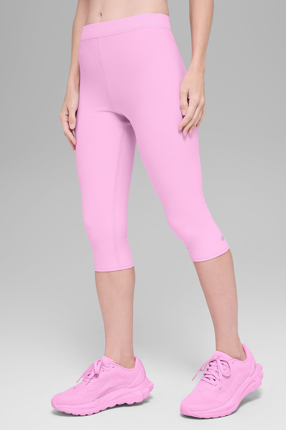 Alosoft High-Waist Iconic 90's Capri - Candy Heart Pink