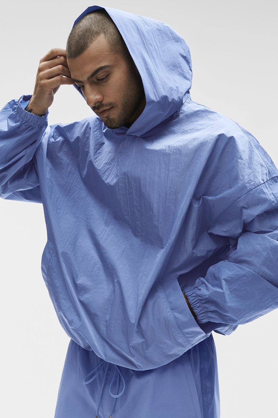 Axis Hooded Pullover - Provence Blue