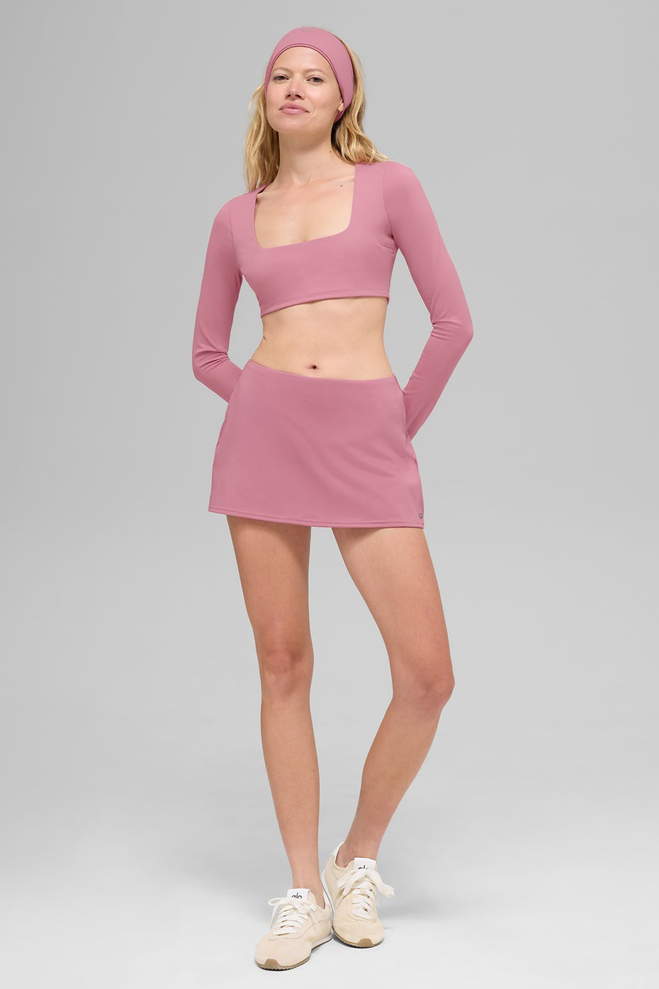ALO Softsculpt Precision Mini Skirt - Pink Wild Rose