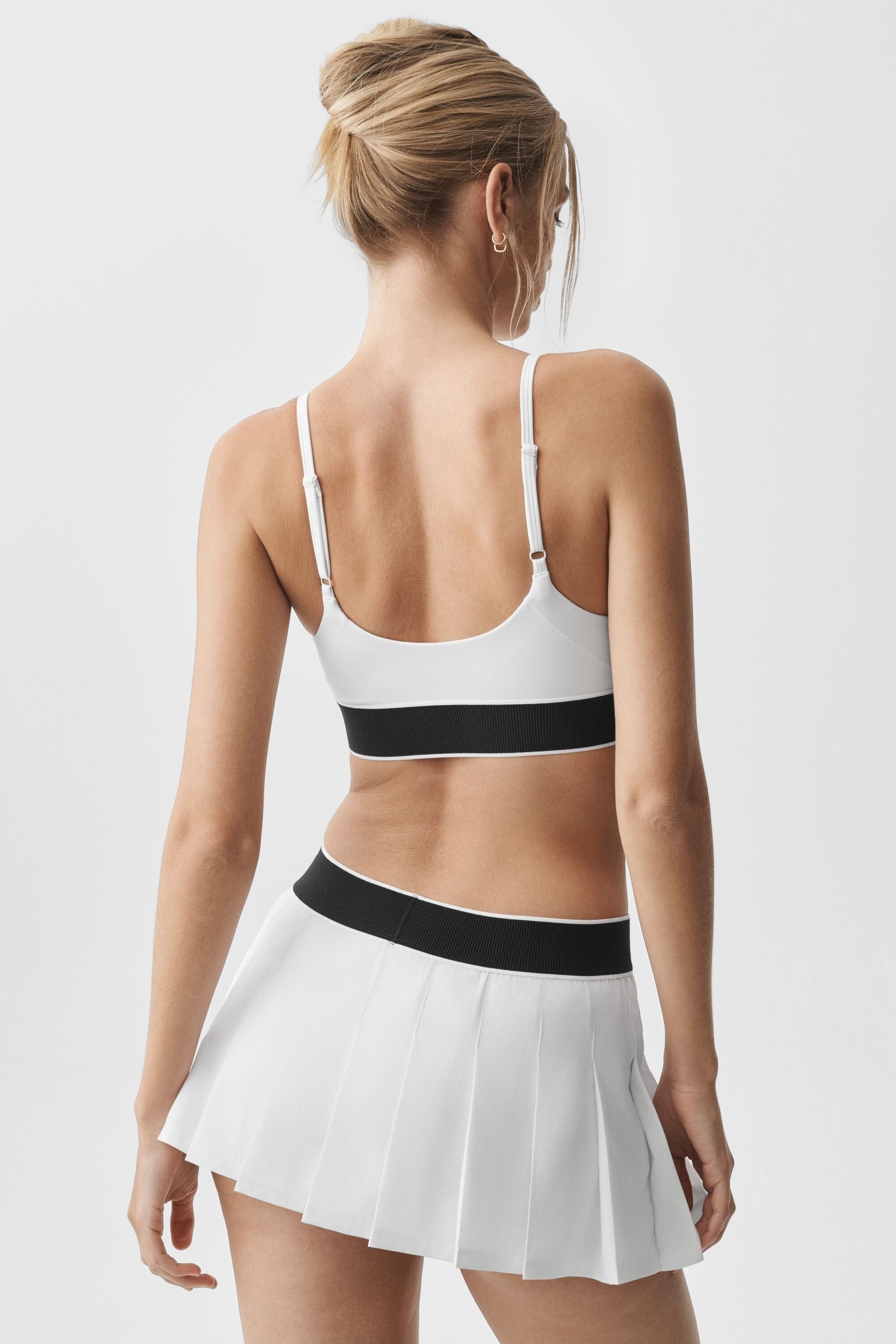 ALO Softsculpt Amp It Up Bra - White/Black