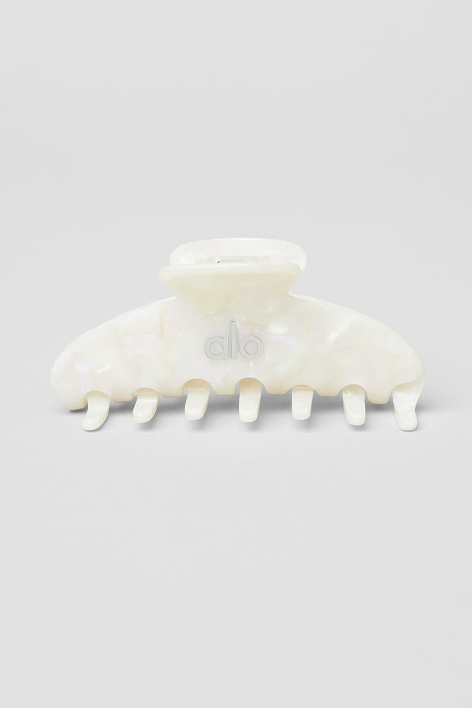 90's Claw Clip - White Pearl