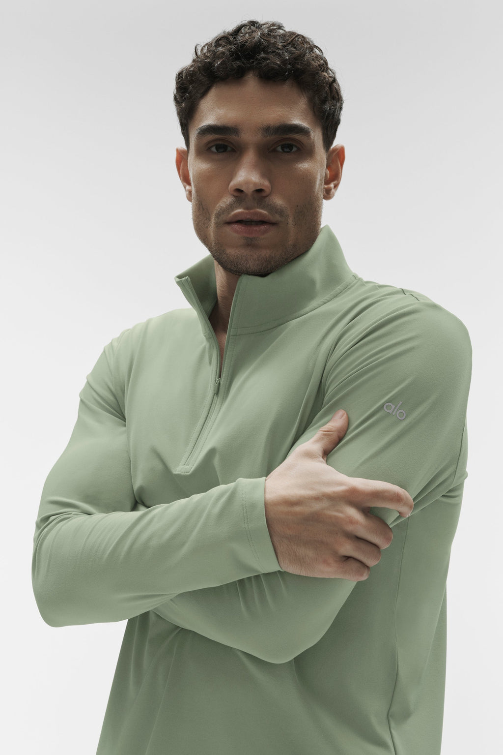 Conquer 1/4 Zip Reform Long Sleeve - Dune Grass
