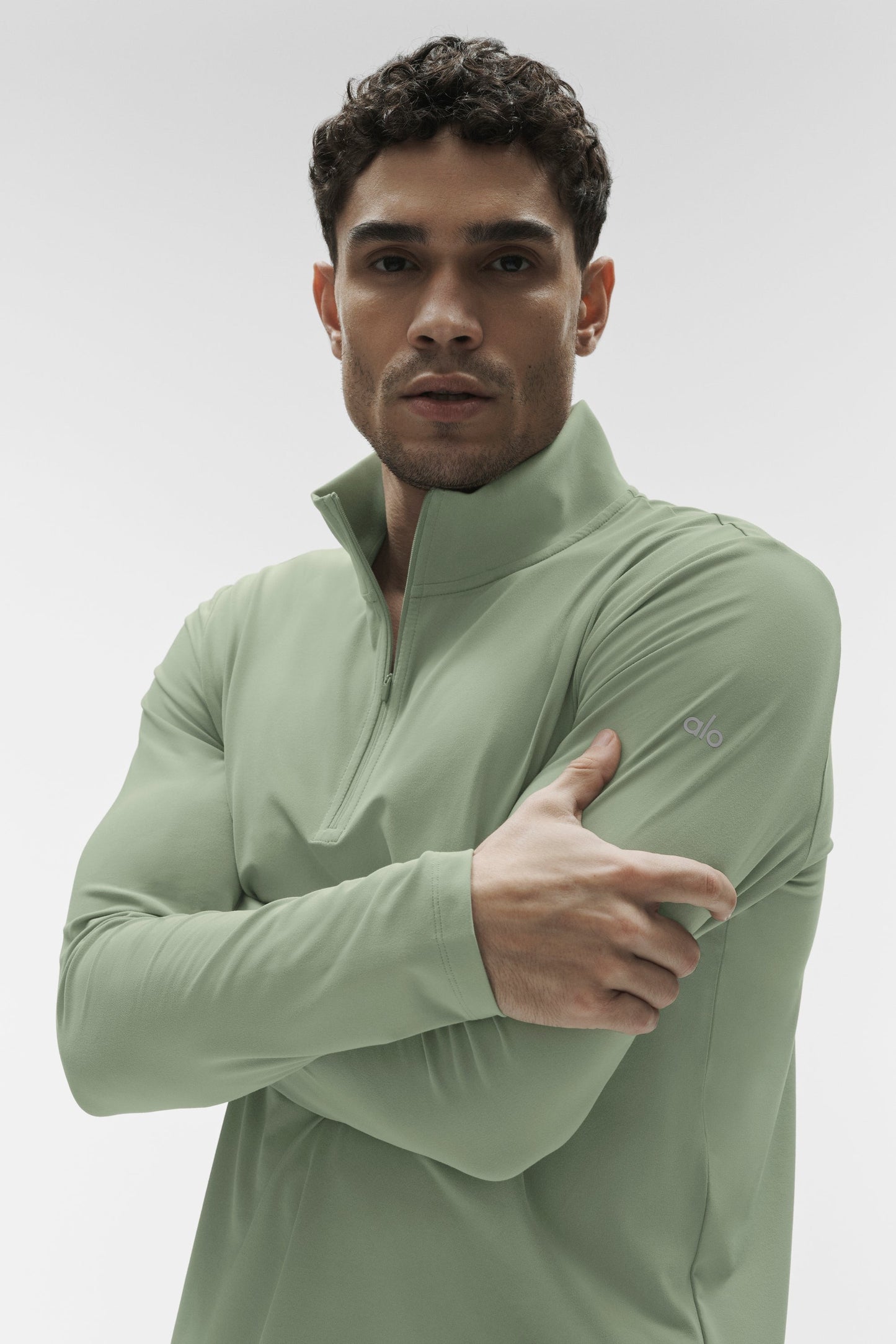 Conquer 1/4 Zip Reform Long Sleeve - Dune Grass