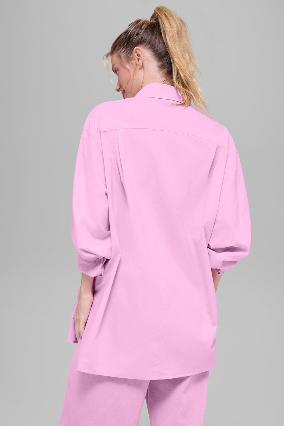 Cotton Real Deal Button Up Long Sleeve - Candy Heart Pink