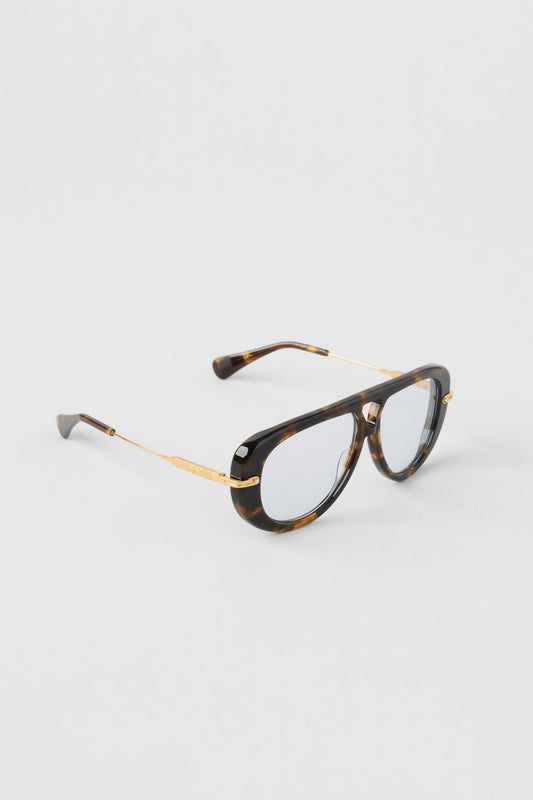 ALO Aviator Sunglasses - Tortoise/Blue