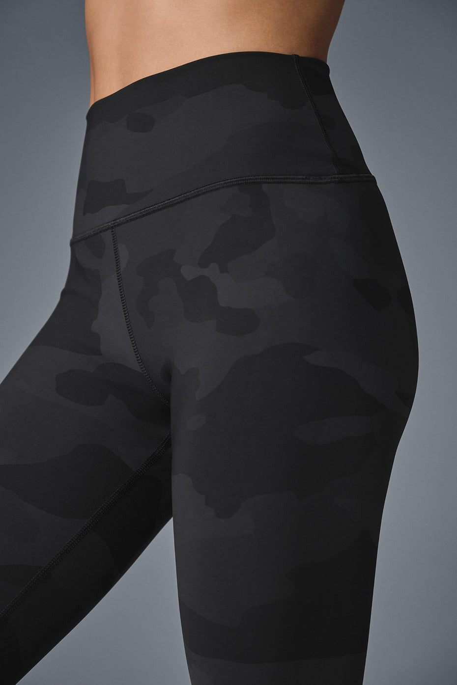 High-Waist Camo Vapor Legging - Black Camouflage