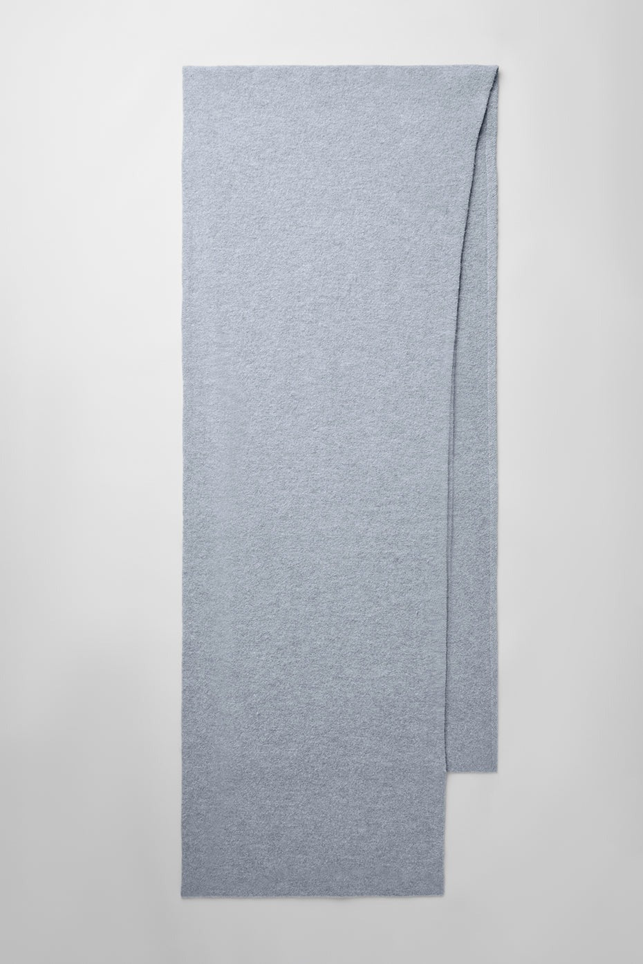 Merino Wool Oversized Scarf - Hazy Heather Grey