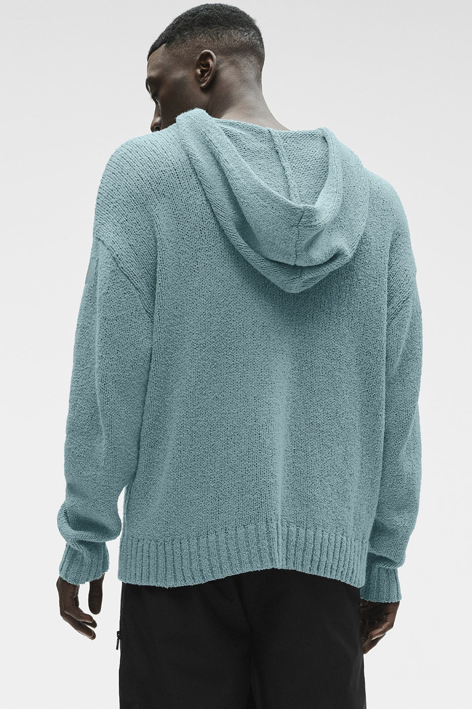 Textured Knit Hoodie - Desert Sage