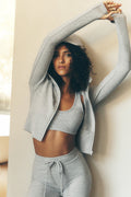 Sway Full Zip Hoodie - Athletic Heather Grey