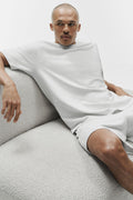 Double Take Short Sleeve - White Heather