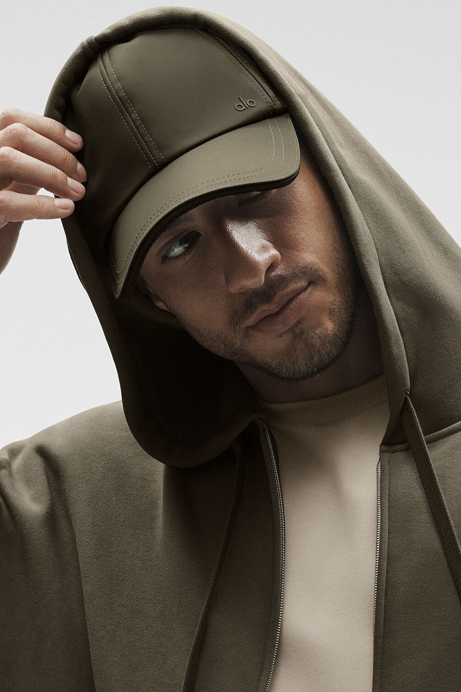 Satin Off-Duty Cap - Olive Tree