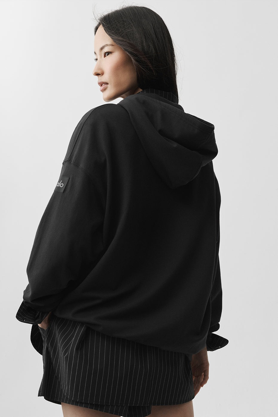 Double Take Hoodie - Black