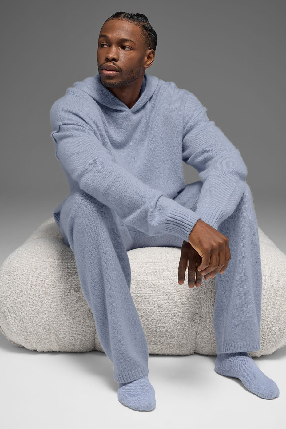Wool Cashmere New Class Hoodie - Winter Frost