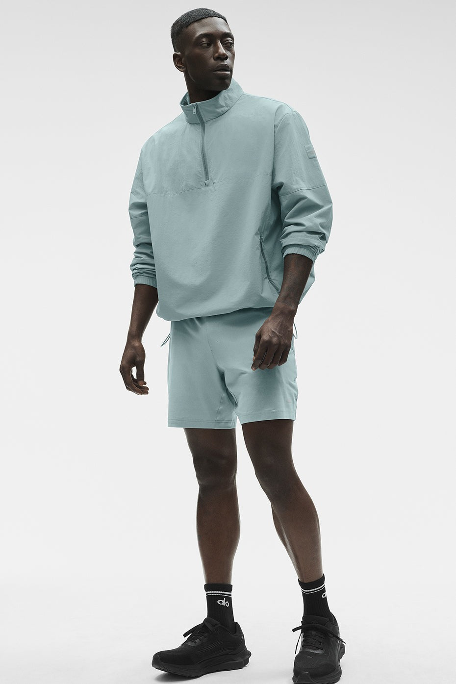 Light Weight Takeaway Track Pullover - Desert Sage