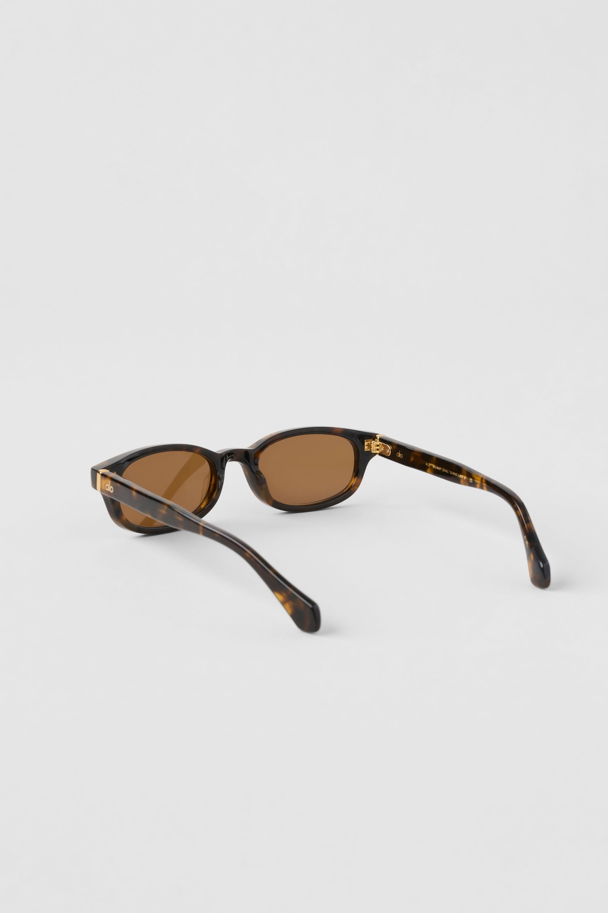 ALO Skinny Oval Sunglasses - Tortoise