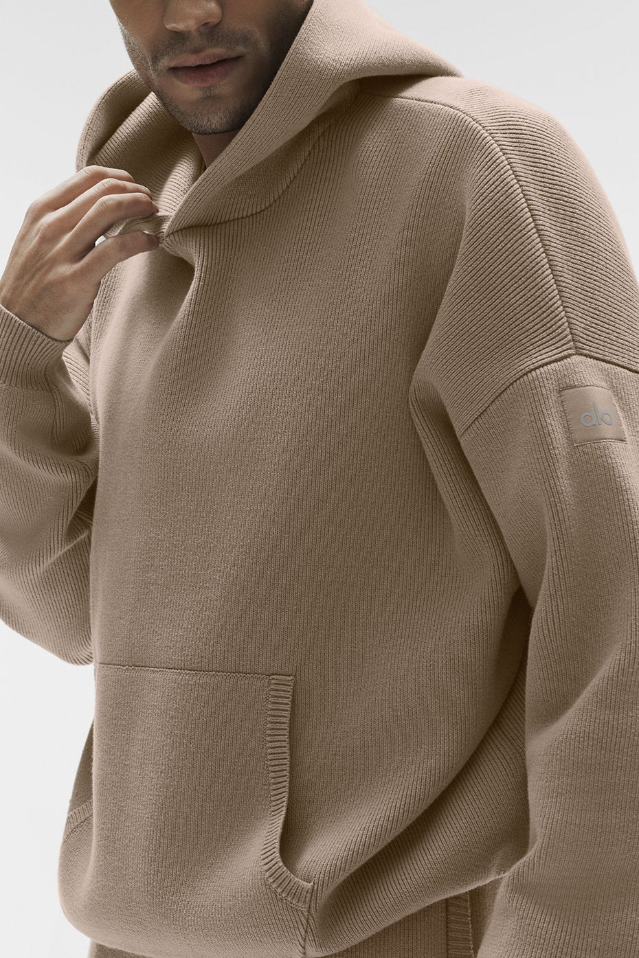 Scholar Hooded Sweater - Gravel