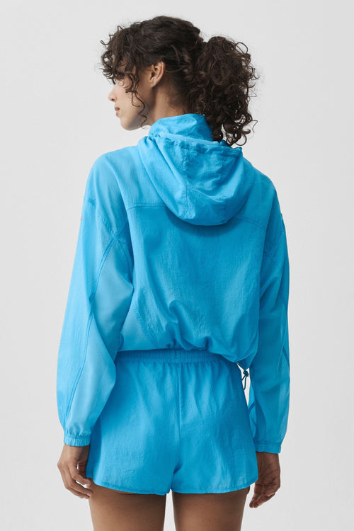1/4 Zip Go Time Pullover - Azure Blue